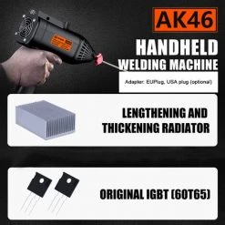 SUPERSELLER Machine De Soudage électrique Portable 220 V 3900 W 820 UF Condensateur Anti-déflagrant Accueil LED Affichage Numérique Bouton De Régulation De Courant Sans électrode Machine De Soudage Intelligente Avec Ventilateur à Flux Axial à Grande Vitesse - Prise U -Soudure à larc Sales Store 64122531 4