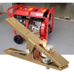 CARILLONSàVENT Pince De Masse Soudure,Carivent 300A Mâchoire Lourde En Laiton, Pince De Terre De Soudage Pour Poste De Soudage Welder，1 Pcs (300A) -Soudure à larc Sales Store 64140266 4