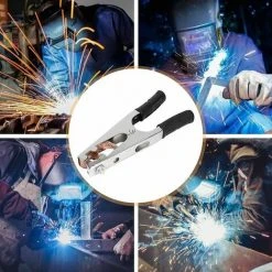 Ensoleillé Pince De Masse Pour Soudure à L'arc,Pince De Masse, Pince De Masse Soudure, Pince De Masse Laiton, Fabriqué En Fer, Durable, Sûr Et Stable, Confortable à Tenir, Adapté Au Soudage électrique (500A) -Soudure à larc Sales Store 64686806 5