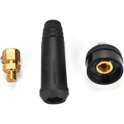 Soudage Câble Panneau Connecteur ,1 Pcs Prise De Panneau Adaptateur Rapide(DKJ10-25 Noir) 56Vingt