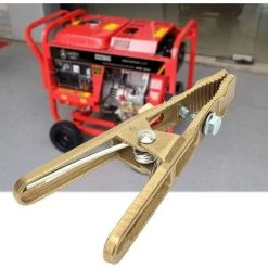 ENLENK Pince De Terre à Souder Au Sol En Forme De A En Laiton, Pince à Souder 260A Pour Machine à Souder -Soudure à larc Sales Store 67584854 5