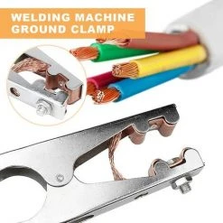 FLYME Pince De Masse, Pince Soudure, 1 Pince De Terre De Soudage, Fait De Fer + Laiton, Solide Et Durable, Matériel De Soudage Professionnel -Soudure à larc Sales Store 67635991 4