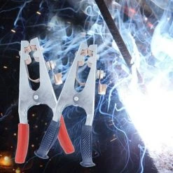 ENLENK Pinces De Terre De Soudage, 2 Pièces Pinces De Terre De Soudage 300A Et 500A Pinces De Tige De Terre Prise Sûre Et Stable Confortable Adaptée Au Soudage électrique -Soudure à larc Sales Store 67679174 5