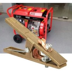 ENLENK Pinces De Mise à La Terre De Soudage, En Laiton Pinces Pour Câbles De Mise à La Terre Pinces Pour La Construction De Machines à Souder (300 A) -Soudure à larc Sales Store 67684896 3