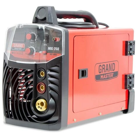 GRANDMASTER Poste A Souder MIG MAG MMA 200A / 220V DC, Affichage Numérique, Igbt, Taille Maximale Des Électrodes 4.00mm, Machine À Souder Portable À Onduleur, Soudeuse À L'arc, Accessoires Inclus 1 GRANDMASTER Poste A Souder MIG MAG MMA 200A / 220V DC, Affichage Numérique, Igbt, Taille Maximale Des Électrodes 4.00mm, Machine À Souder Portable À Onduleur, Soudeuse À L'arc, Accessoires Inclus