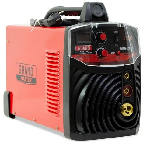 GRANDMASTER Poste A Souder MIG MAG MMA 200A / 220V DC, Affichage Numérique, Igbt, Taille Maximale Des Électrodes 4.00mm, Machine À Souder Portable À Onduleur, Soudeuse À L'arc, Accessoires Inclus 3 GRANDMASTER Poste A Souder MIG MAG MMA 200A / 220V DC, Affichage Numérique, Igbt, Taille Maximale Des Électrodes 4.00mm, Machine À Souder Portable À Onduleur, Soudeuse À L'arc, Accessoires Inclus – Image 3